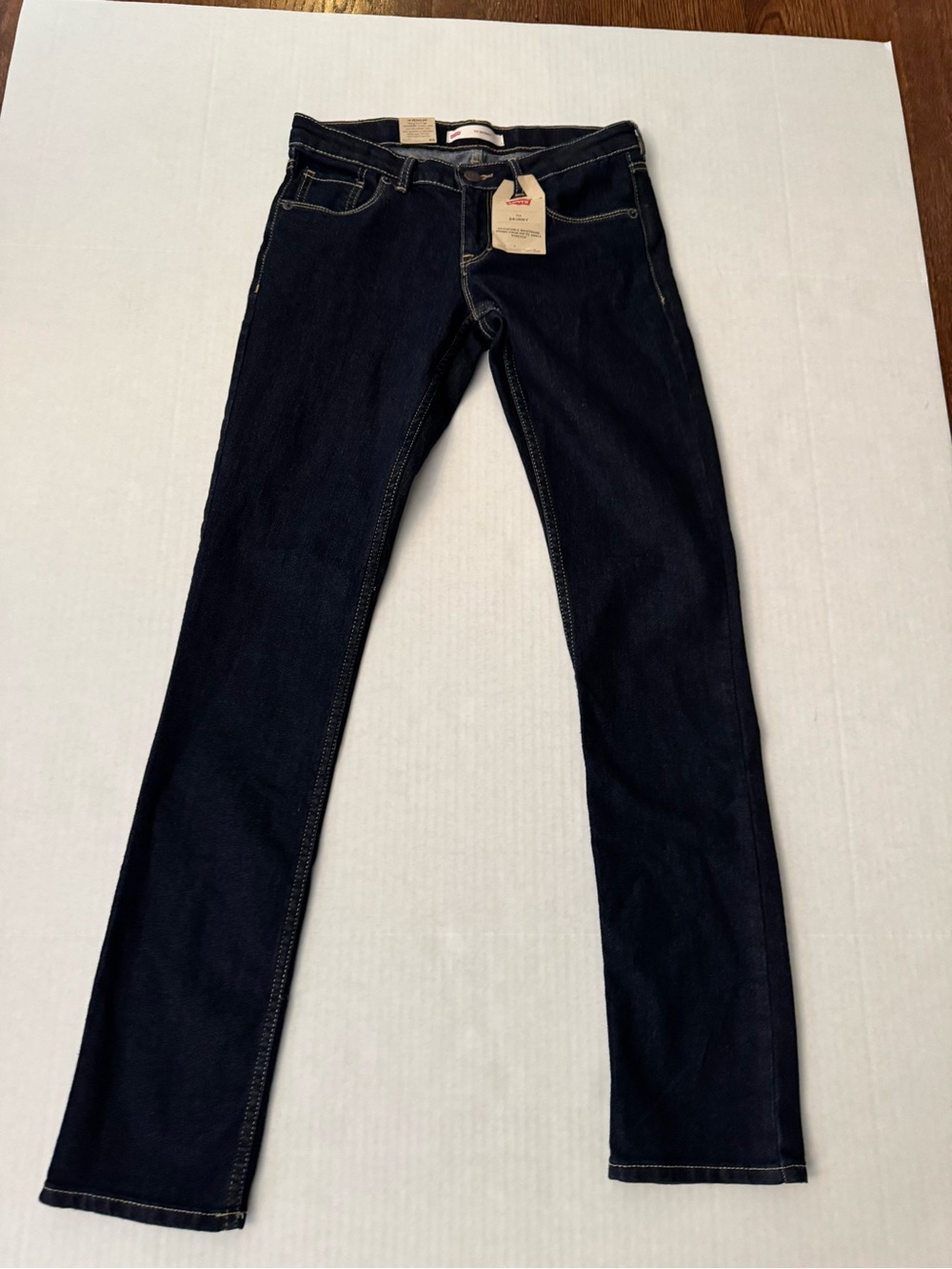 Girls 14 Regular Levi's 711 Skinny Jeans Regular Dark Wash NWT
